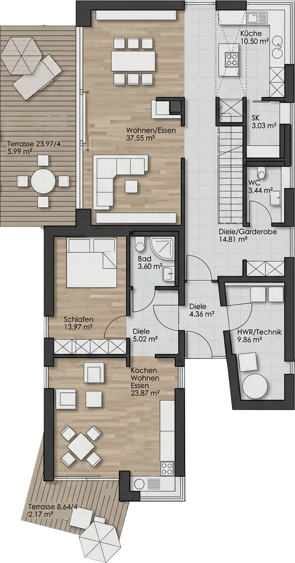 Grundriss Erdgeschoss